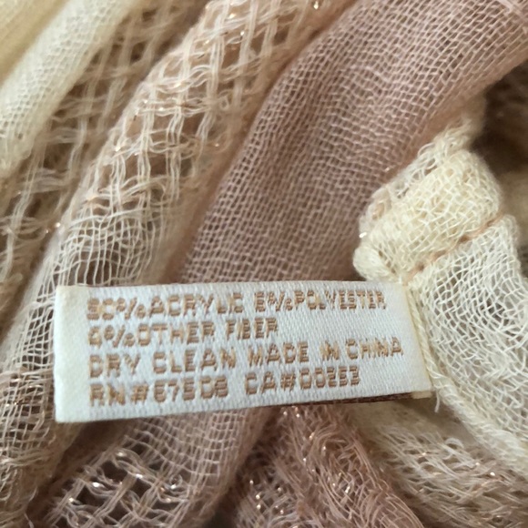 Rose gold infinity scarf. - Picture 3 of 5